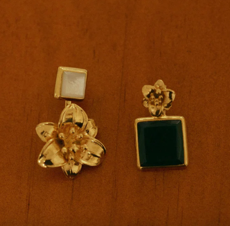 Quad Drops in Emerald