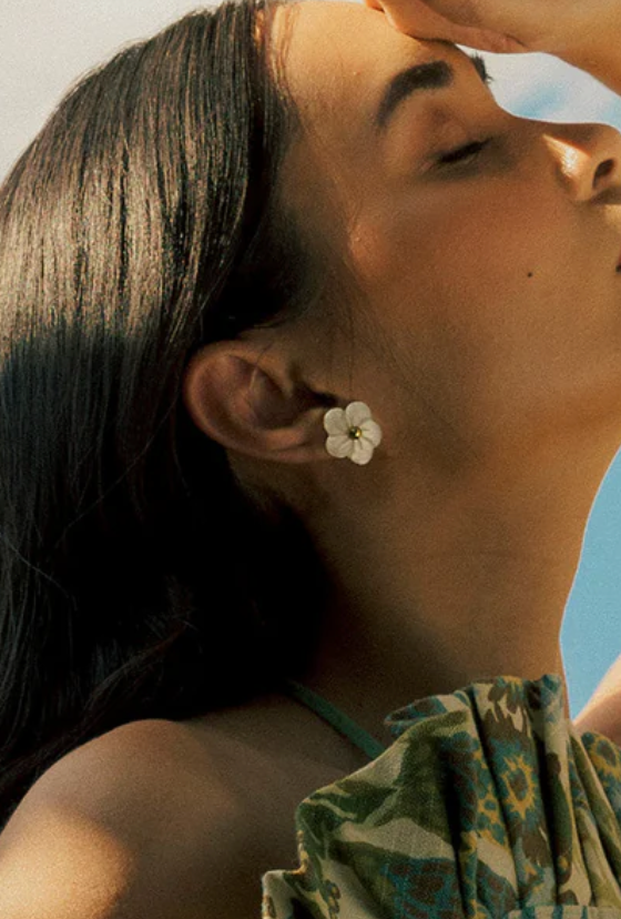 Chuchi Earrings in Mother of Pearl