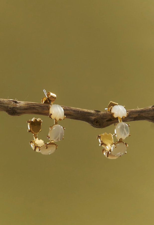 Gianna Earrings in Mother of Pearl