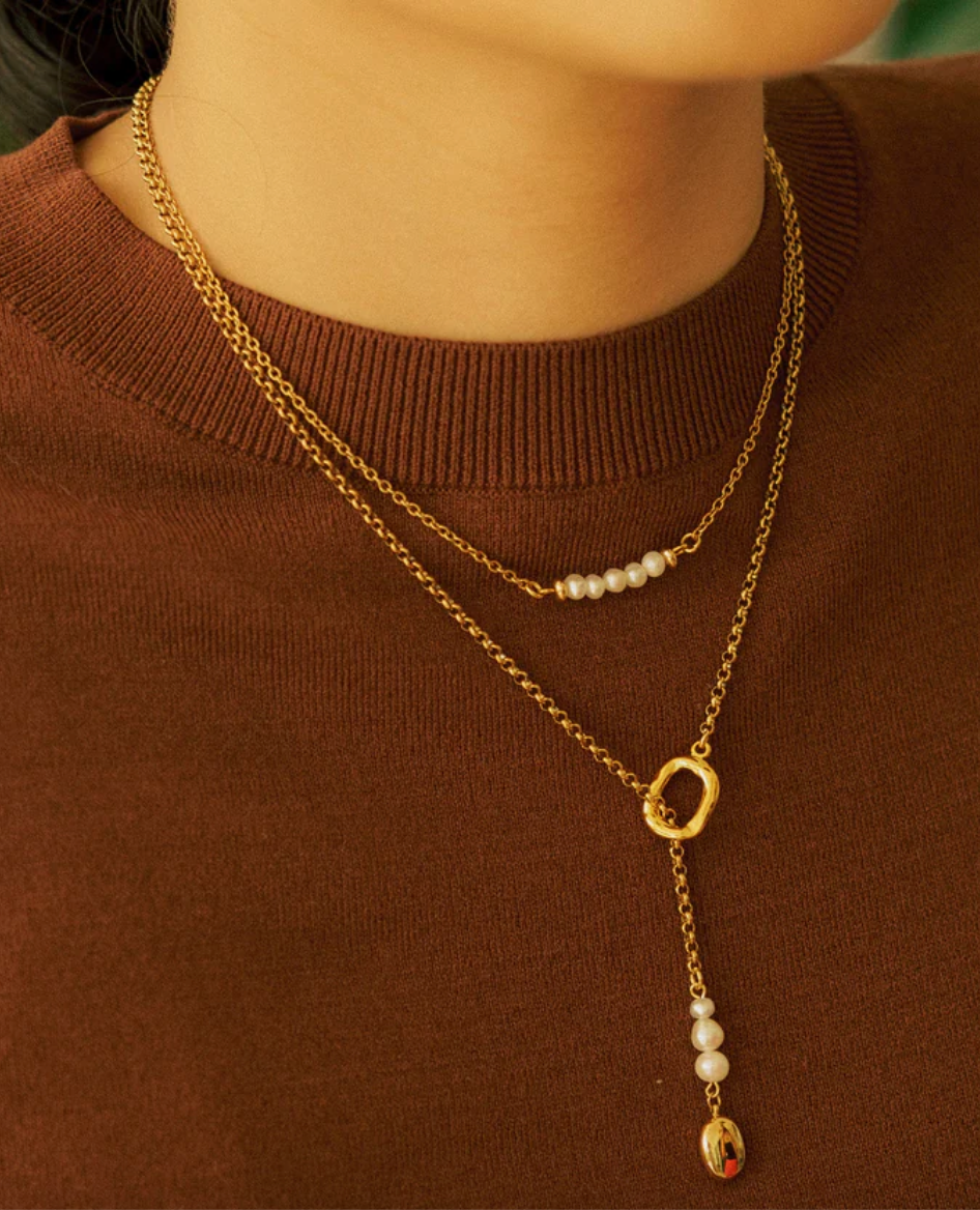 Sinulid Necklace 15"