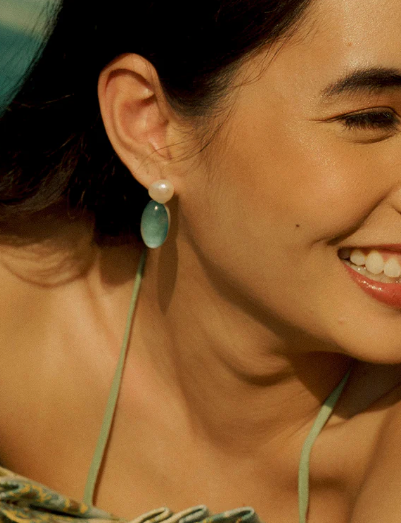 Baroque Pearl Stud Earrings