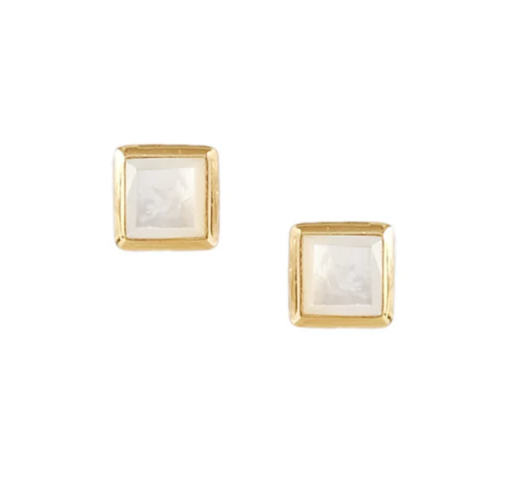 Quad Stud in Mother of Pearl