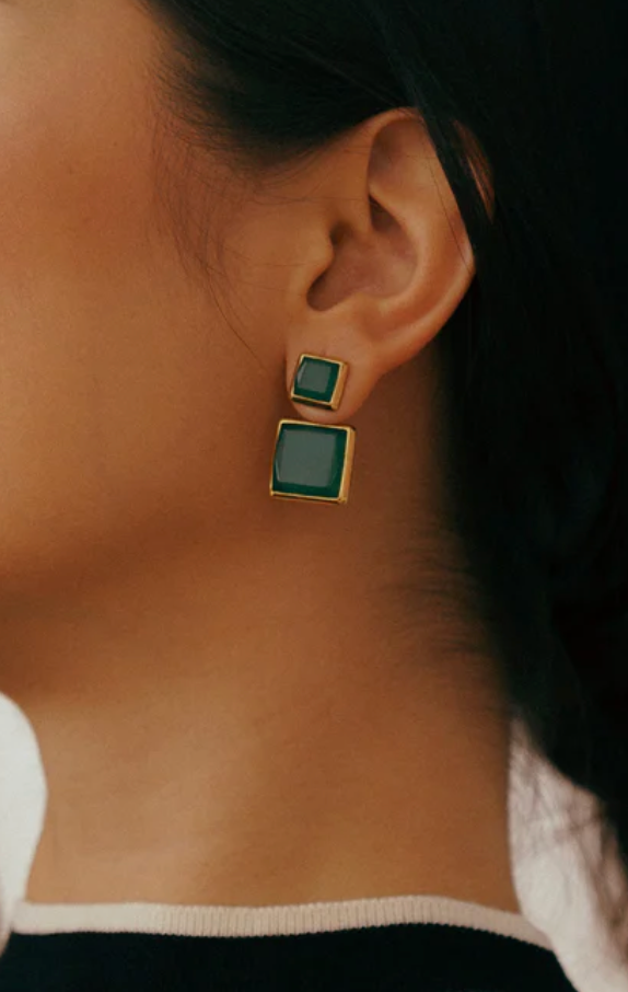 Quad Drops in Emerald