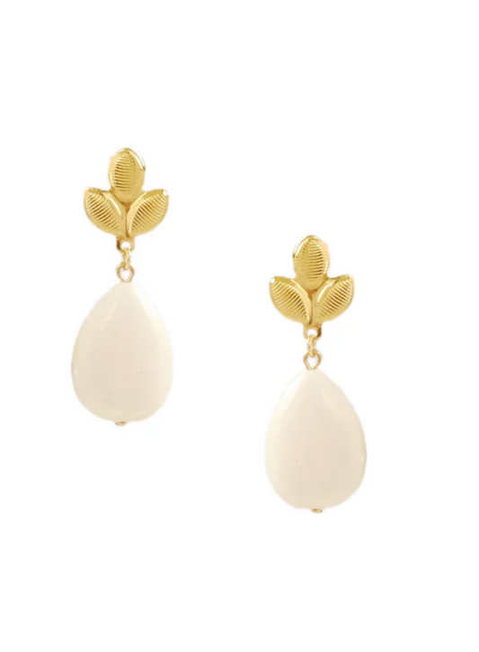 Ina Earrings in Ivory
